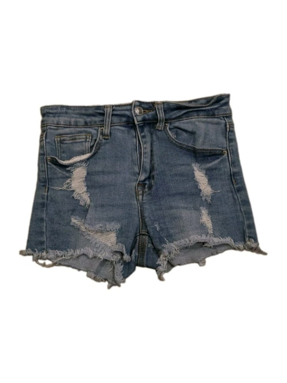 River Rat Cutoffs – Handmade Denim Shorts | Upcycled Jeans | Size S